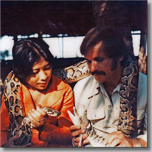 White Crocodile - Thailand 1972 - Polaroid - © J.Gramanitsch