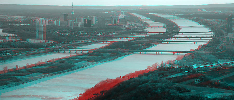 Vienna bridges - click for next 3D-image