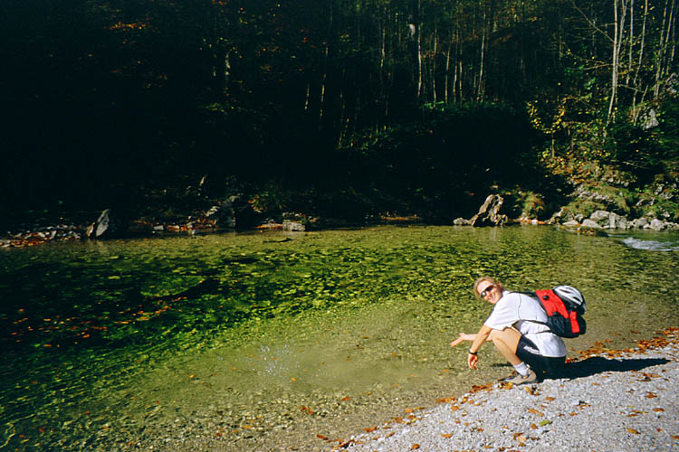 cristal clear water - Der Grosse Bach - click to go to next image