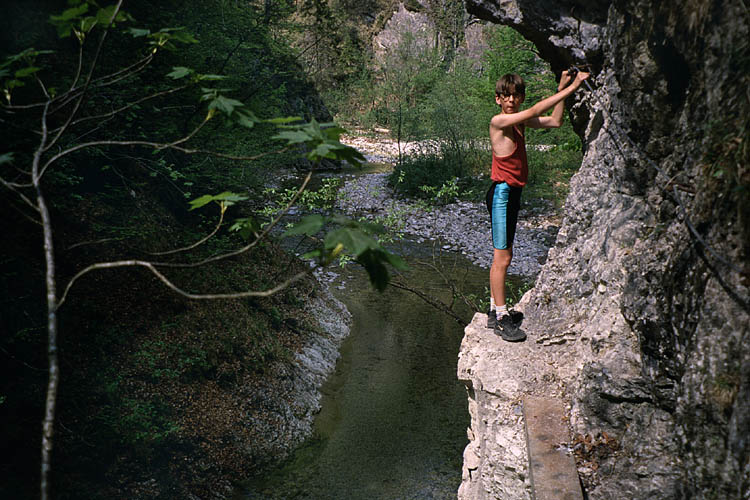 Triftsteig - treking on the former raftsman trail - click to go to next image