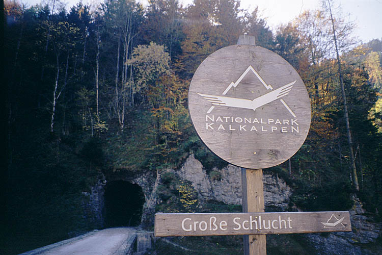 Grosse Schlucht - at the entrance to Nationalpark Kalkalpen - click to go to next image